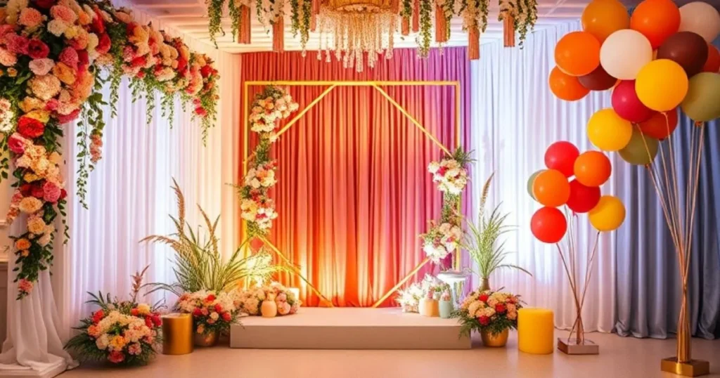 Backdrop Decoration