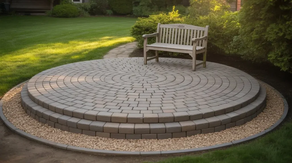 Round Paver Patio