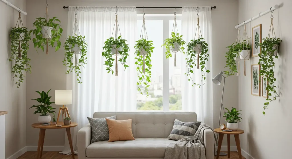 Budget-Friendly plant hanging ideas